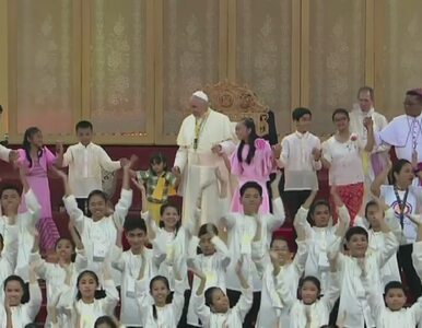 Miniatura: Papież zatańczył z młodymi Filipińczykami