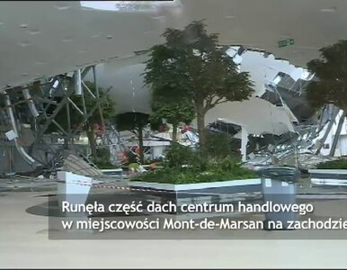 Miniatura: 2 dni po otwarciu zawalił się dach centrum...