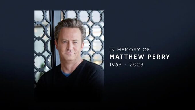 Matthew Perry „in memory” na Max