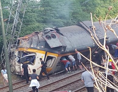 Miniatura: Wypadek pociągu w Hiszpanii. Cztery osoby...