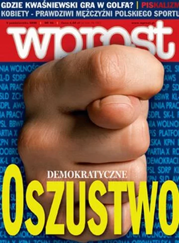 Okładka tygodnika Wprost nr 40/2005 (1192)