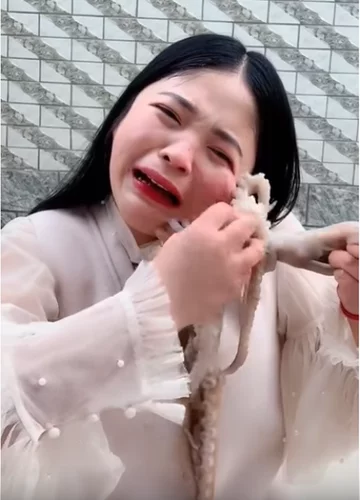 Blogerka walcząca z ośmiornicą 