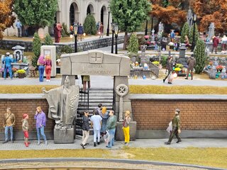 Miniatura Starych Powązek w Kolejkowie