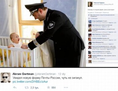 Miniatura: Rosyjska poczta ma nowe mundury. Listonosz...