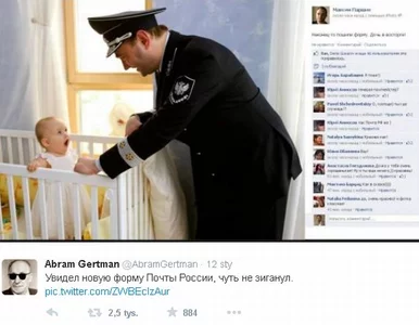 Miniatura: Rosyjska poczta ma nowe mundury. Listonosz...