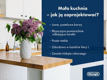 Mała kuchnia &ndash; jak ją zaprojektować? &ndash; infografika