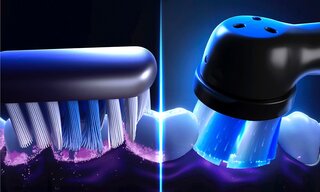 Mycie zęb&oacute;w szczoteczką do&nbsp;zęb&oacute;w Oral-B iO vs. manualną