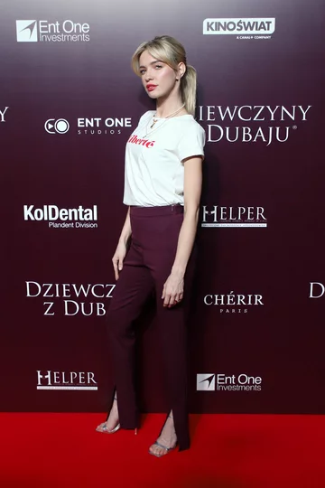 Paulina Gałązka na premierze filmu „Dziewczyny z Dubaju” 