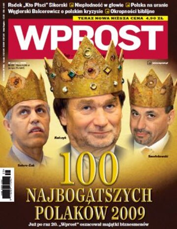 Okładka tygodnika Wprost nr 25/2009 (1380)