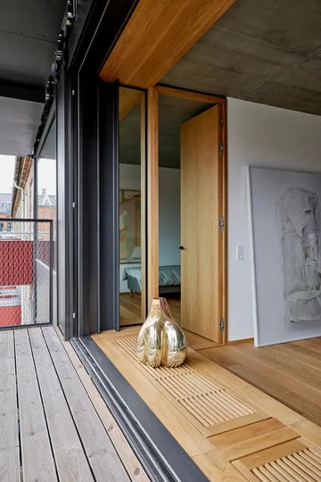 Mieszkanie projektu Dorte Mandrup i Louisa Beckera Garde Hvalsøe, mieszkanie, Dorte Mandrup i Louis Becker