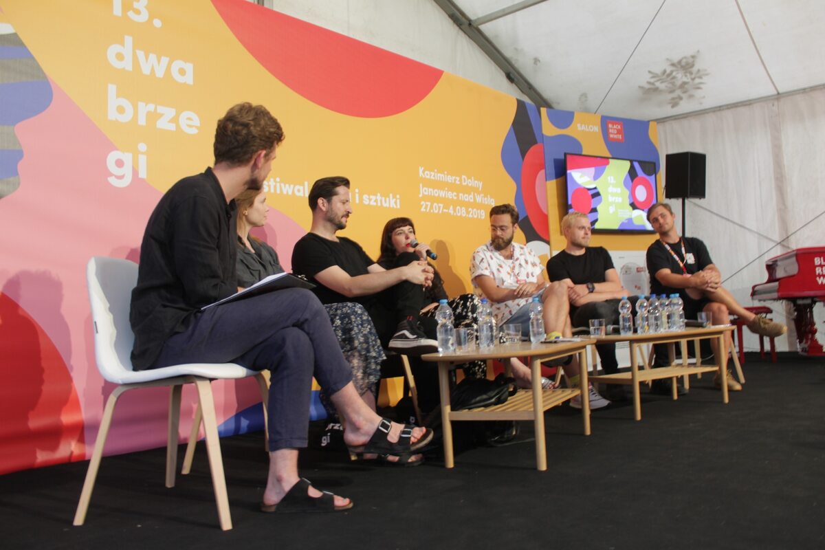 Spotkanie z twórcami filmów krótkometrażowych na festiwalu w Kazimierzu Dolnym 
