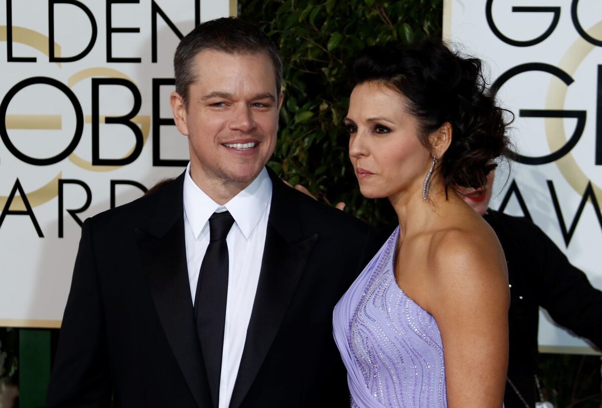 Matt Damon, Luciana Barroso (fot. WENN/NEWSPIX.PL)