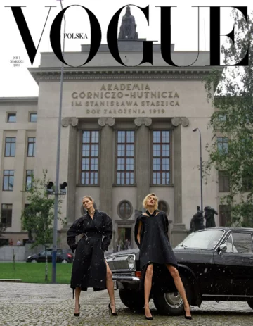 Przerobiona okładka polskiego wydania „Vogue’a” 