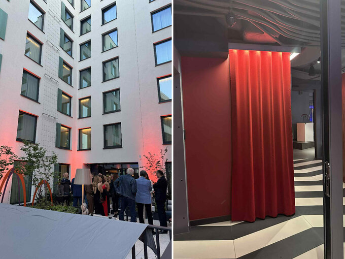 Taras i wnętrza hotelu TRIBE