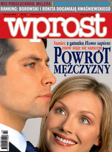 Okładka tygodnika Wprost nr 22/2004 (1122)