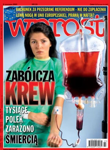 Okładka tygodnika Wprost nr 23/2003 (1071)