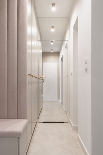 Eleganckie wnętrze zatopione w beżach, projekt: Architektownia 