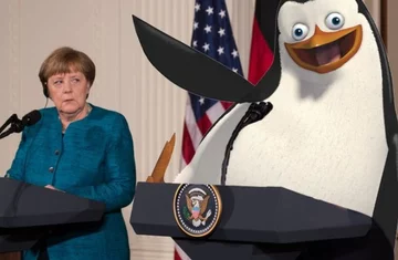 Pingwin zamiast Trumpa 