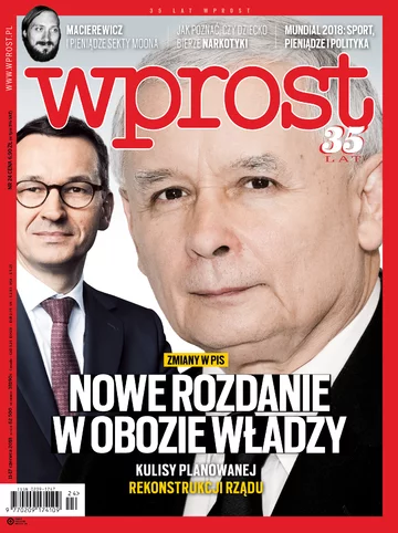 Okładka tygodnika Wprost nr 24/2018 (1839)