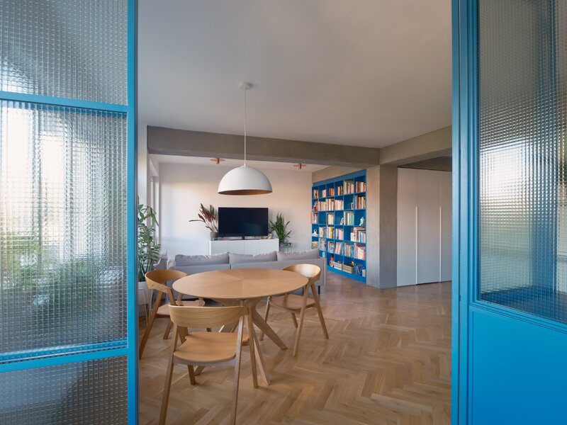 Mieszkanie w&nbsp;bloku z&nbsp;lat 50., projekt B&sup2; Architecture