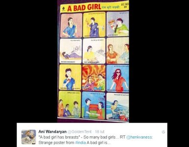 Miniatura: Plakat #BadGirl robi furorę w sieci....