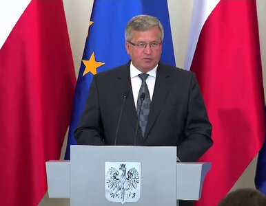 Miniatura: Komorowski: Polska musi odnaleźć się w...