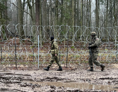 Miniatura: Zapora na granicy z Białorusią. Wiadomo,...
