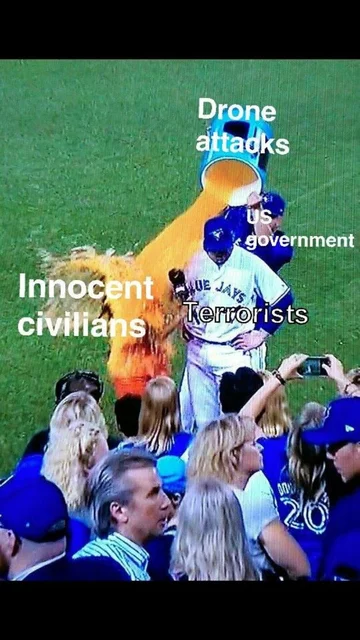Mem będący reakcją na możliwą wojnę USA z Iranem 