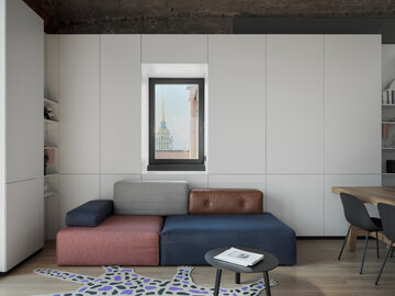 Studio w&nbsp;Sankt Petersburgu, projekt DA BUREAU