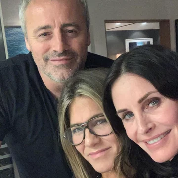 Courtney Cox, Matt LeBlanc i Jennifer Aniston 