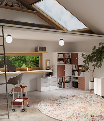 Kolekcja mebli dla młodych dorosłych Match, proj. Grynasz Studio 