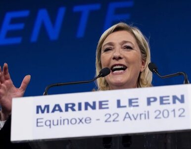 Miniatura: Le Pen nie poprze Sarkozy`ego ani...