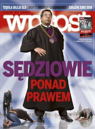 Okładka tygodnika Wprost nr 20/2008 (1325)