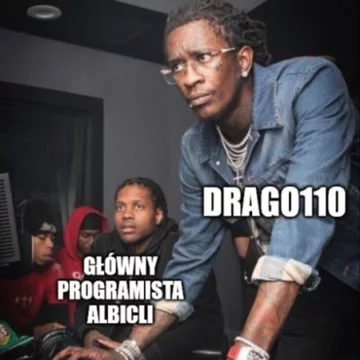 Mem podsumowujący start serwisu Albicla 