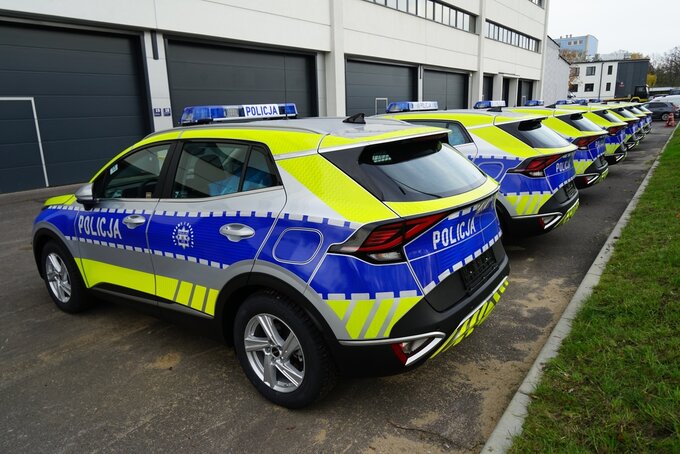 Nowe radiowozy polskiej policji: Kia Sportage