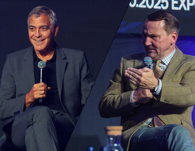 Miniatura: Clooney i Sikorski skradli show....