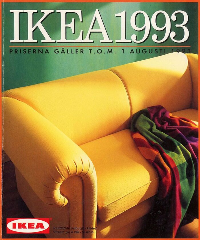 Okładka katalogu IKEA z 1993 roku 