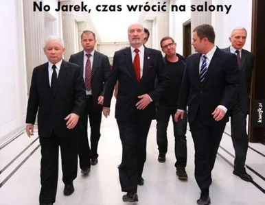 Miniatura: "Macierewicz: No Jarek, czas wrocić na...