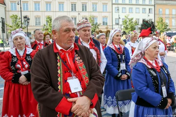 Andrzej Duda z Agatą Dudą na Dożynkach Prezydenckich 