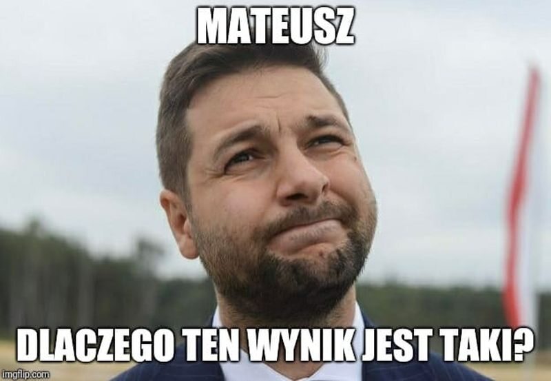 Wybory samorządowe 2018. Mem z wieczoru wyborczego 