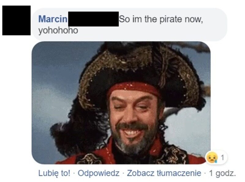 „Zostałem piratem” 