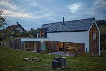 Nowoczesna stodoła – pomysł na rodzinny dom Linka, stodoła, fotograf