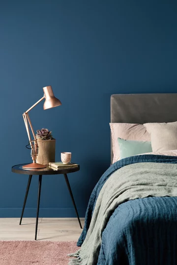 Kolor niebieski we wnętrzu 