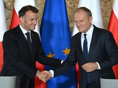 Miniatura: Macron z wizytą w Polsce, nie spotkał się...