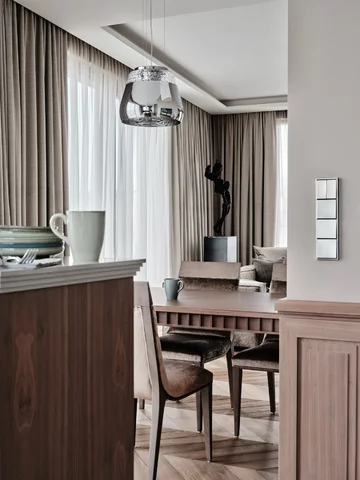 Luksusowy apartament w Warszawie, projekt Roland Stańczyk 