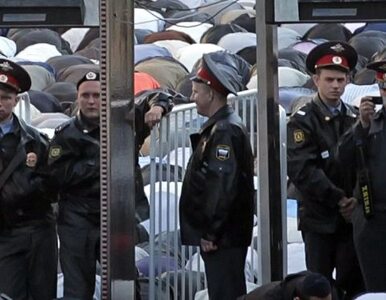 Miniatura: Zamach na pogrzebie rosyjskiego policjanta...