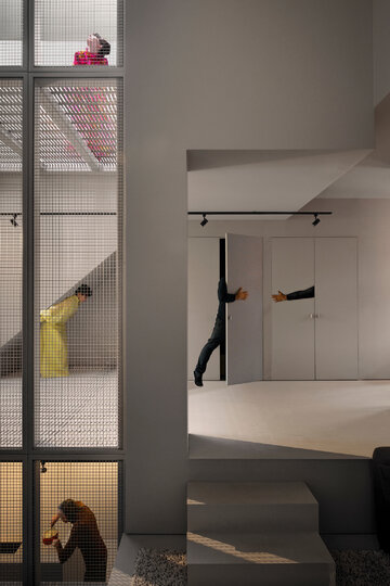 Teatralny dom pary aktor&oacute;w, projekt Jean Verville