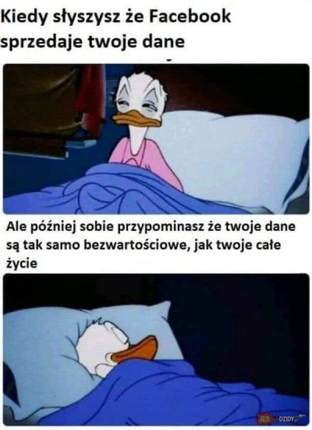 Mem zainspirowany nowym facebookowym łańcuszkiem 