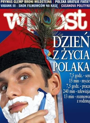 Okładka tygodnika Wprost nr 8/2005 (1160)