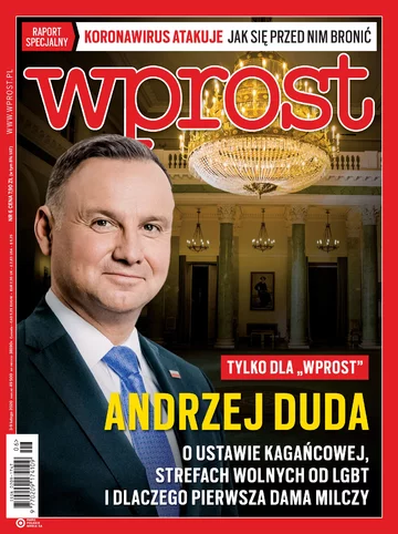 Okładka tygodnika Wprost nr 6/2020 (1922)